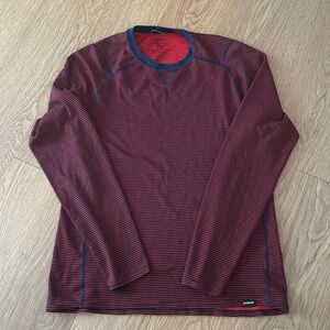 Patagonia Red Capilene 2 Lightweight Long Sleeve